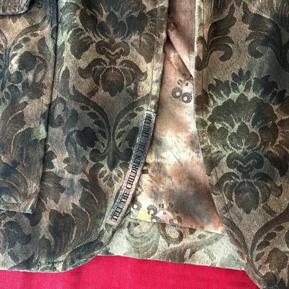 Triko Women’s Floral Tapestry Blazer Xxl View 3